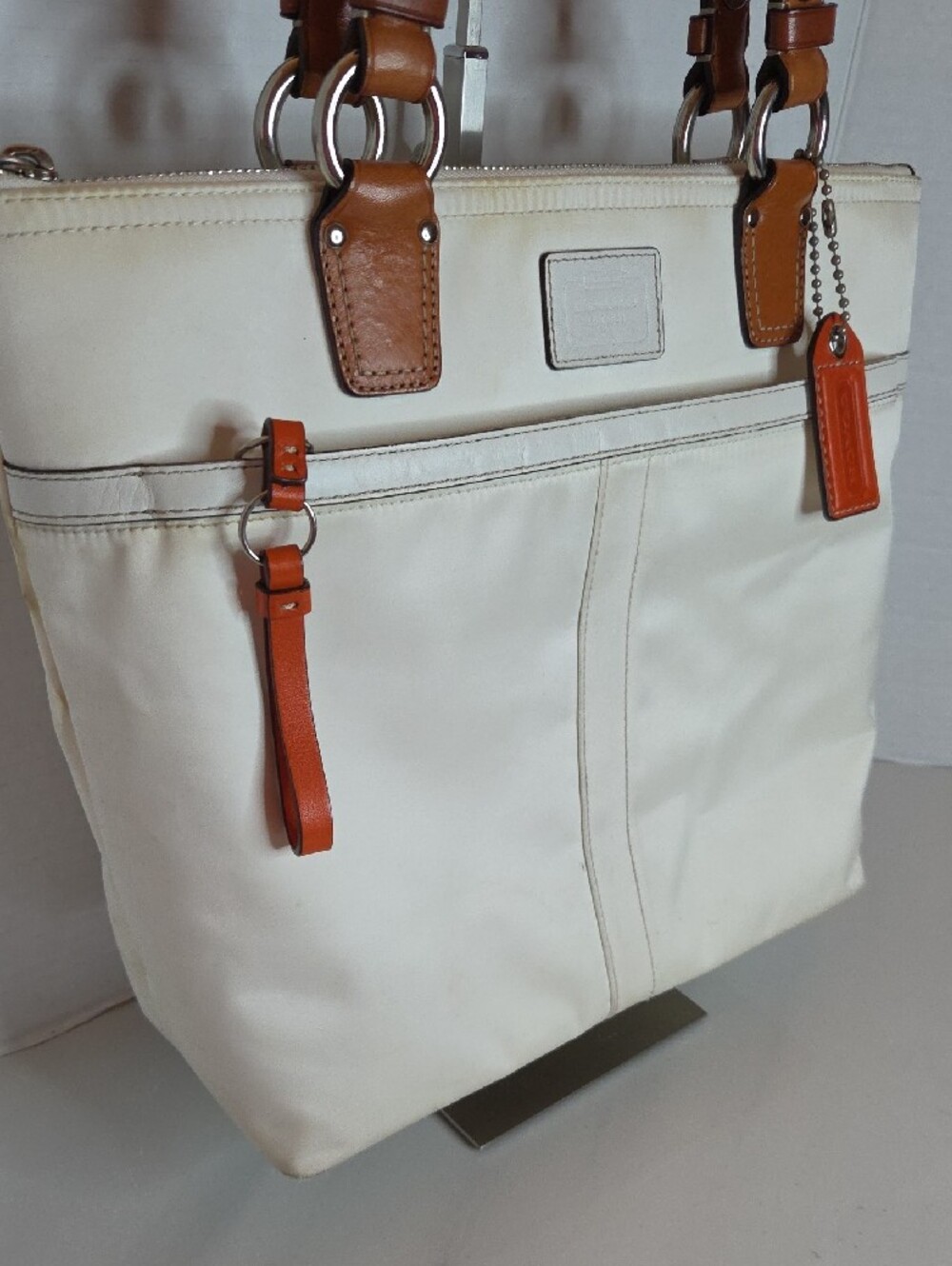 Coach Hamptons Satchel Tote Bag - Style 11745 - Picture 2 of 13